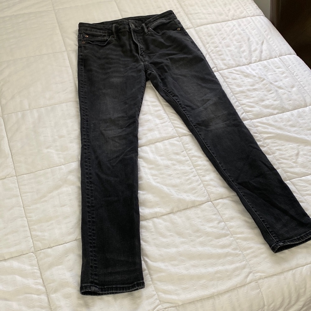 Faded black American eagle jeans